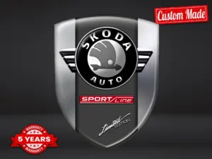 Skoda Türaufkleber Auto Universal Hochwertig Pro